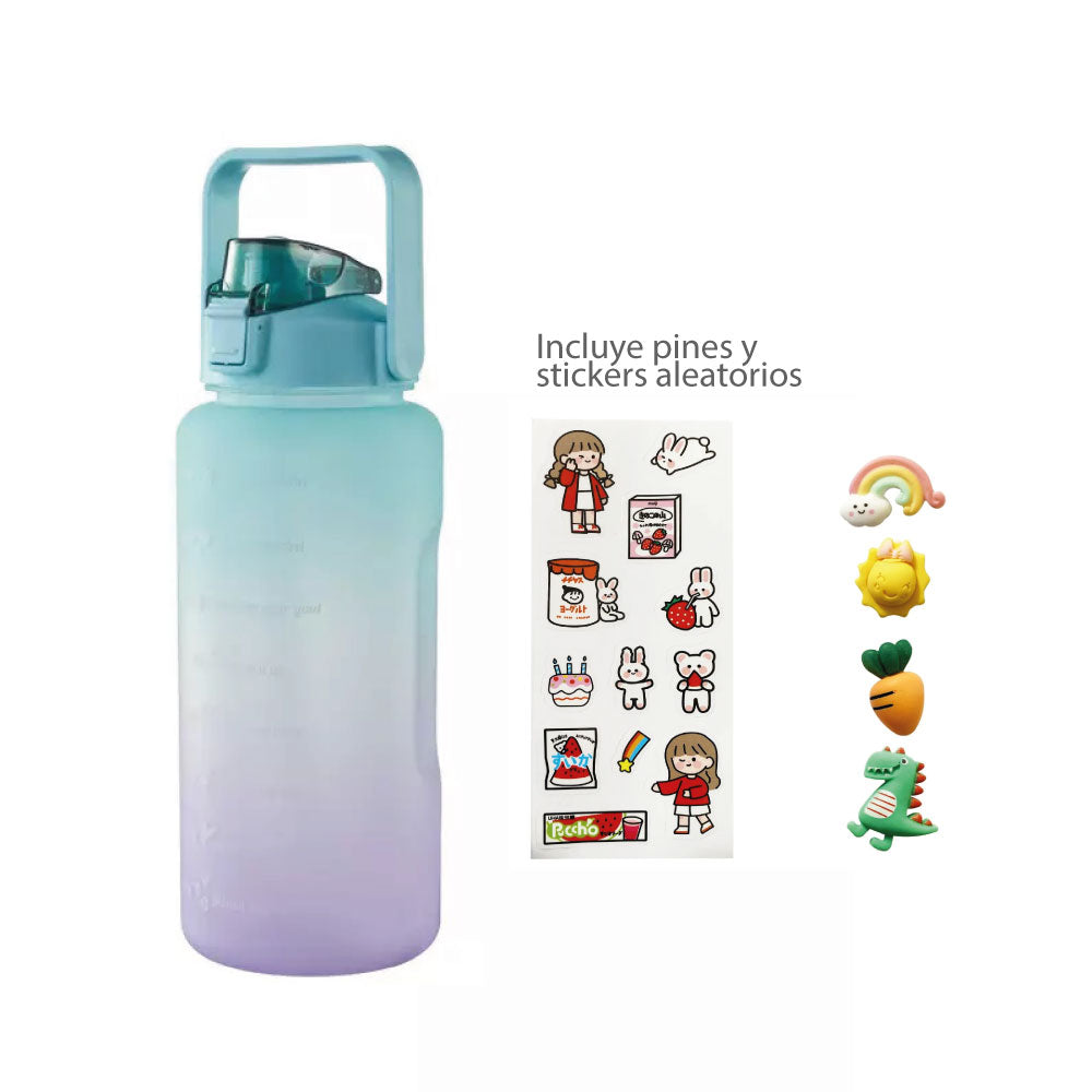 Termo Motivacional de 2 litros personalizable