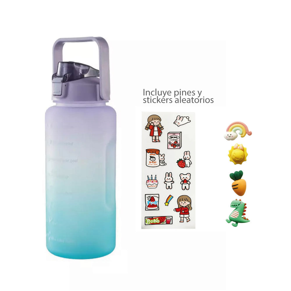 Termo Motivacional de 2 litros personalizable