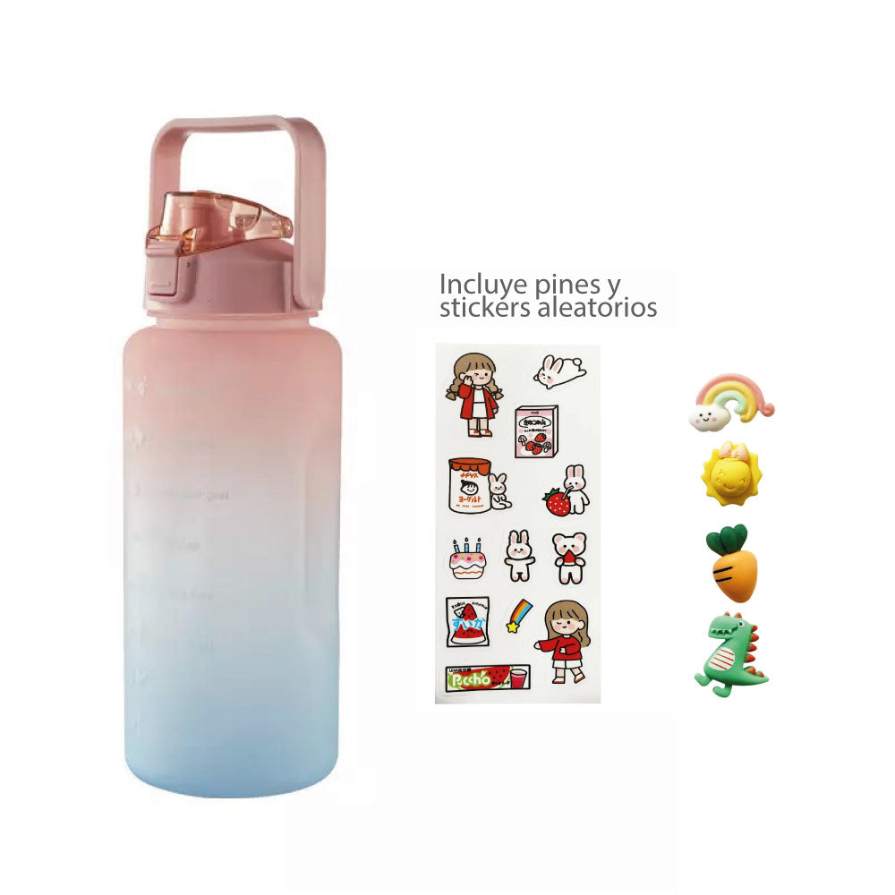 Termo Motivacional de 2 litros personalizable