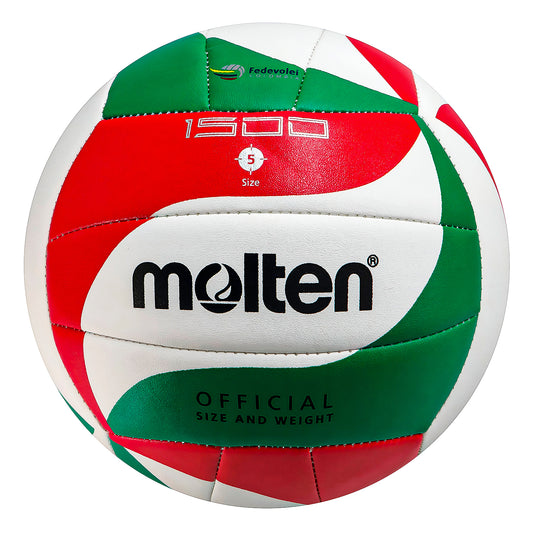 Balón de Voleibol Molten V5M1500 Cocido - Ideal para Iniciación y Juego Dinámico