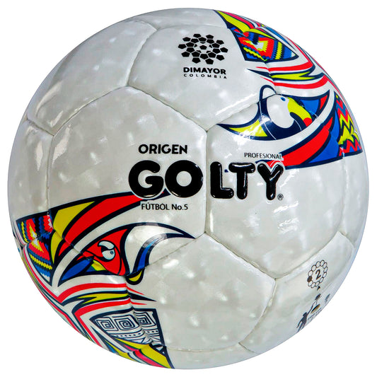 Balon Futbol Professional Golty Origen Cosido a Mano No. 5 PU