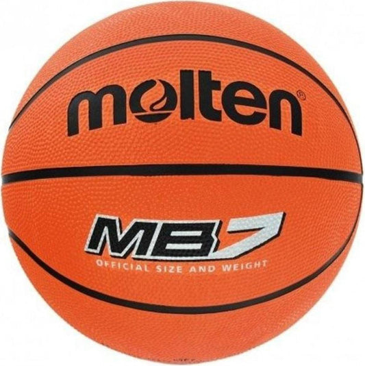 Balon Baloncesto Molten 8 Paneles Mb7 Caucho # 7 - MB7-OR - Sportida