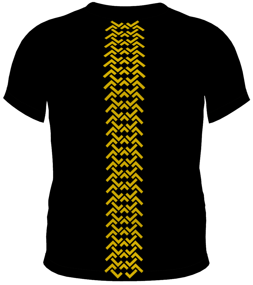 Camiseta Deportiva Competitiva Diseño Franja Centro