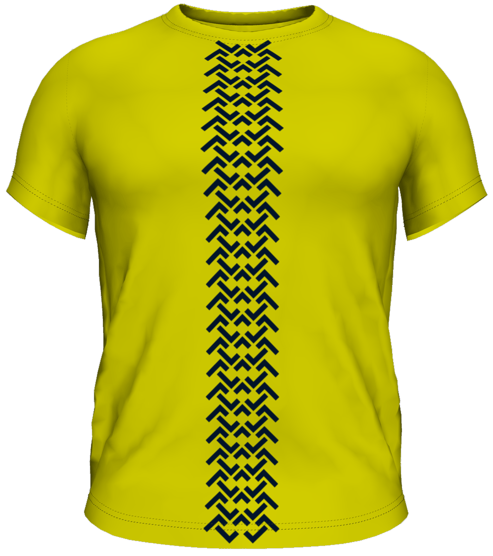 Camiseta Deportiva Competitiva Diseño Franja Centro