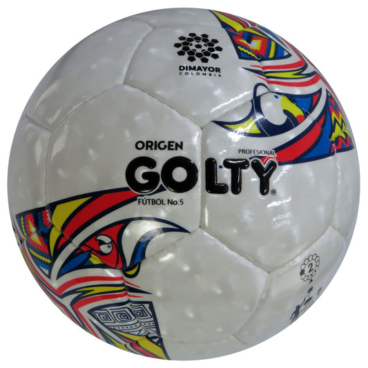 Balon Futbol Professional Golty Origen Cosido a Mano No. 5 PU