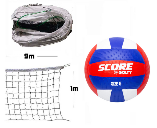 Set de Malla Wonder Sports  y Balón de Voleibol Score by Golty