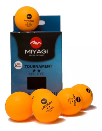 Bola Tenis De Mesa Miyagi Tt-9902 Tournament 2 Estrellas - Sportida