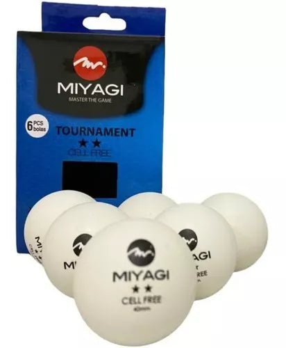 Bola Tenis De Mesa Miyagi Tt-9902 Tournament 2 Estrellas - Sportida