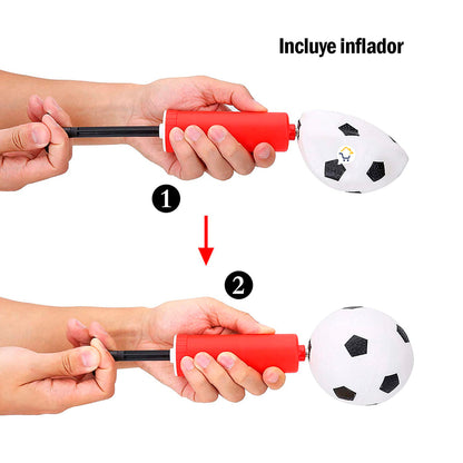 Portería Fútbol Niños Armable Mini Arco Balón Inflador DQ12