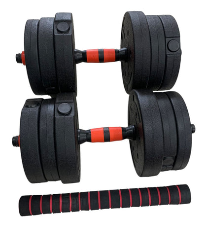 Mancuernas Pesas Termoforrada 20kg 40lb Antideslizante Barr