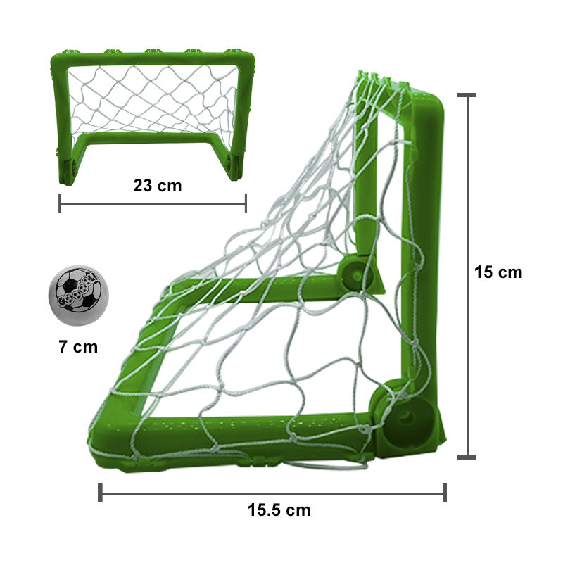 Mini Arcos De Fútbol 🥅⚽ Plegables Cancha Portátil + Balón Plástico