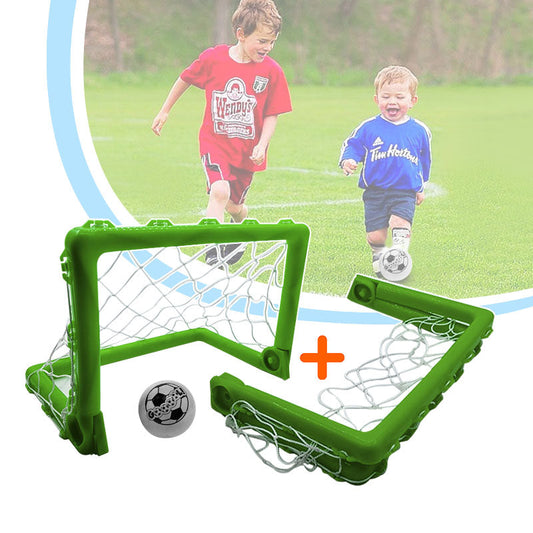 Mini Arcos De Fútbol 🥅⚽ Plegables Cancha Portátil + Balón Plástico