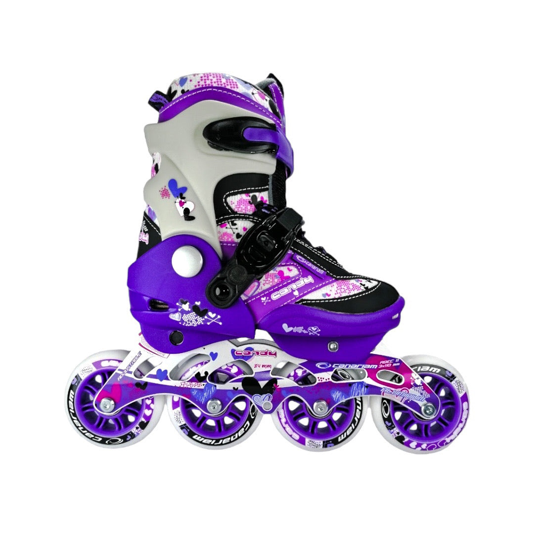 Patines en línea Semiprofesionales Canariam Speed Way con Casco Basic